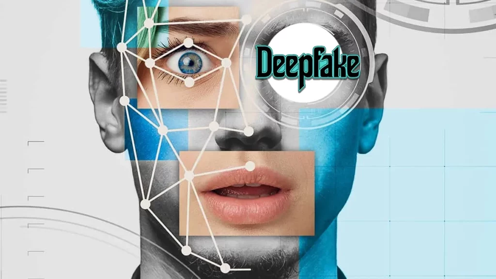 A man's face with the words depeflake on it